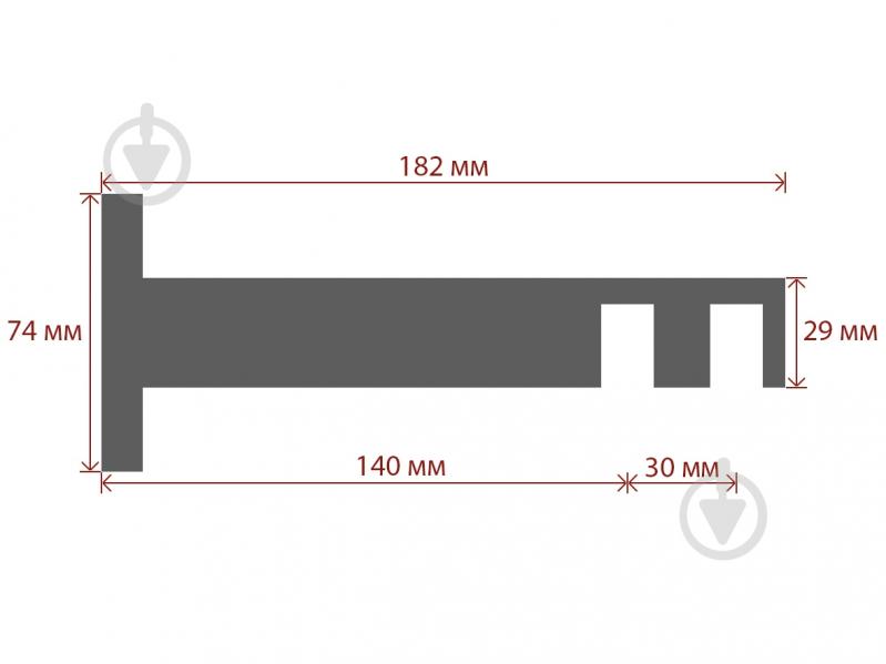 Комплект карнизу Quadrum G-Tech подвійний 17/300 см сталь/чорний профіль з чорними гачками - фото 7 Комплект карнизу Quadrum G-Tech подвійний 17/300 см сталь/чорний профіль з чорними гачками - фото 7