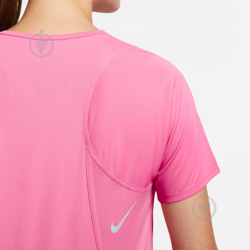 Футболка Nike W NK DF RACE TOP SS DD5927-684 р.L розовый - фото 5