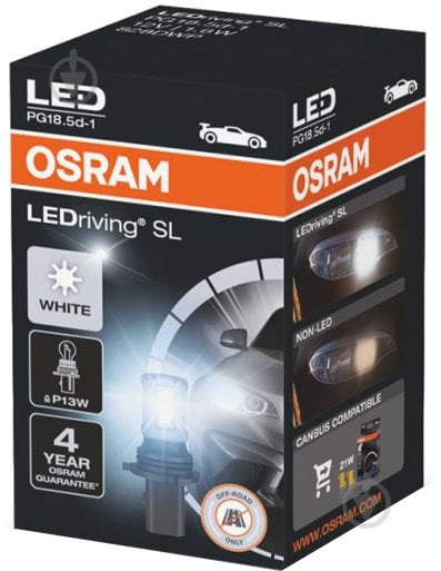 Автолампа світлодіодна Osram LEDriving P13W 1,6 Вт 1 шт.(828DWP) - фото 3