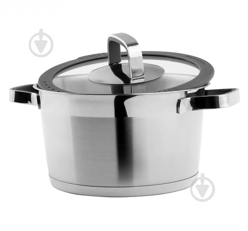 Каструля з кришкою Vinzer Moderno Graphite Collection 3,2 л 50073 - фото 1 Каструля з кришкою Vinzer Moderno Graphite Collection 3,2 л 50073 - фото 1