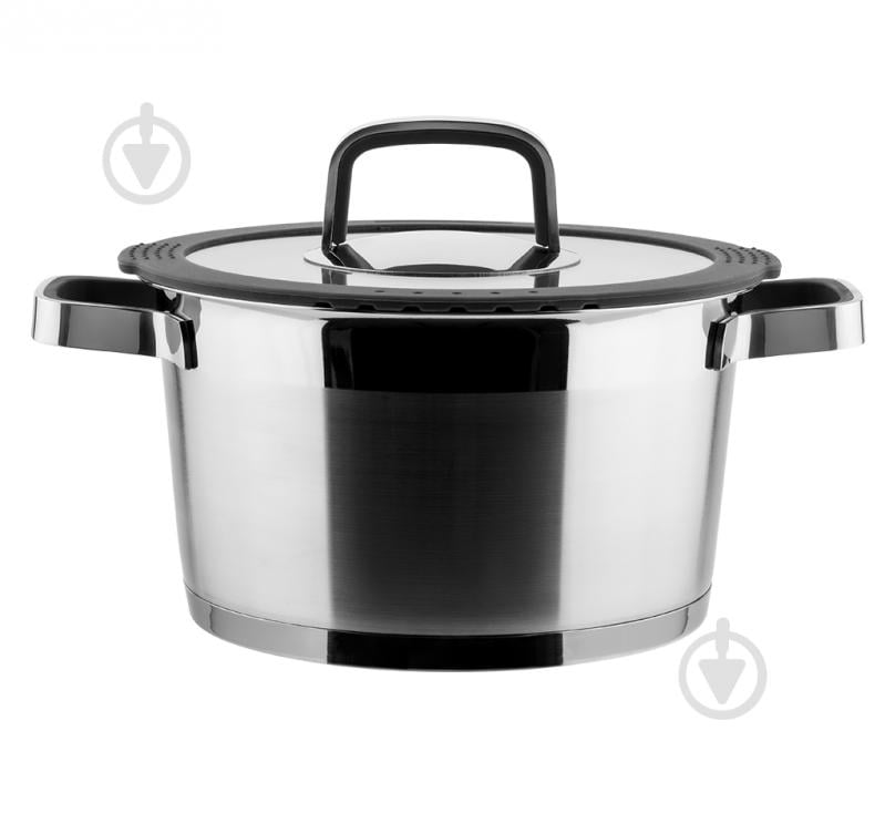 Каструля з кришкою Vinzer Moderno Graphite Collection 3,2 л 50073 - фото 2