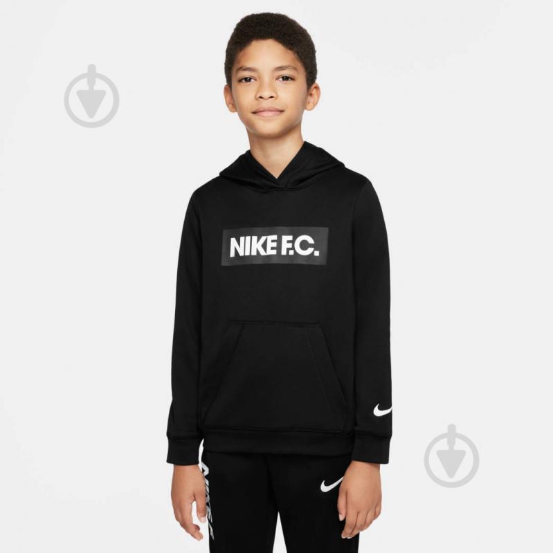 Джемпер Nike Y NK DF FC LIBERO HOODIE DC9013-010 чорний - фото 1