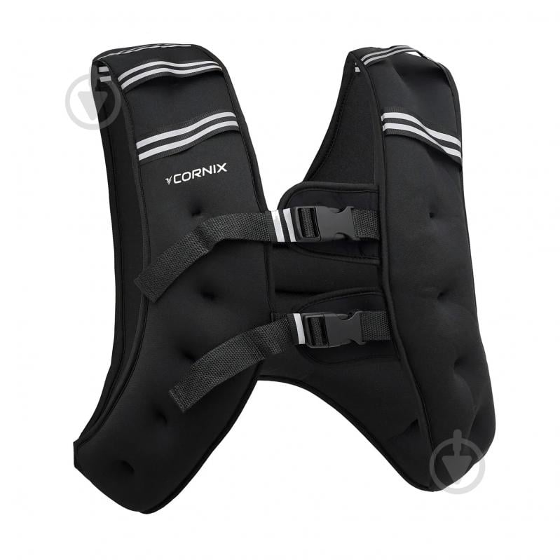Жилет-обважнювач Cornix Жилет-обважнювач Weight Vest XR-0344 чорний 1x8 кг - фото 2 Жилет-обважнювач Cornix Жилет-обважнювач Weight Vest XR-0344 чорний 1x8 кг - фото 2