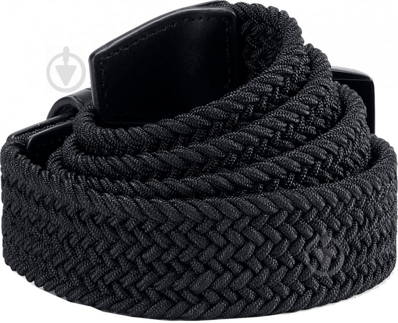 Пояс Under Armour 1306538-001Men's Braided 2.0 Belt р.34 чорний - фото 2