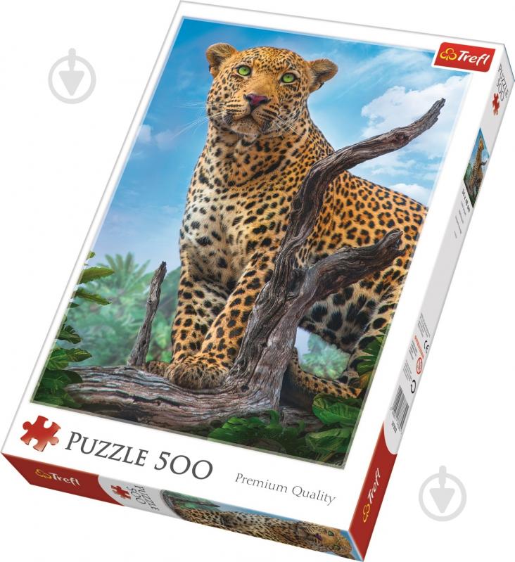 Пазлы Trefl Дикий леопард 6334170 - фото 1