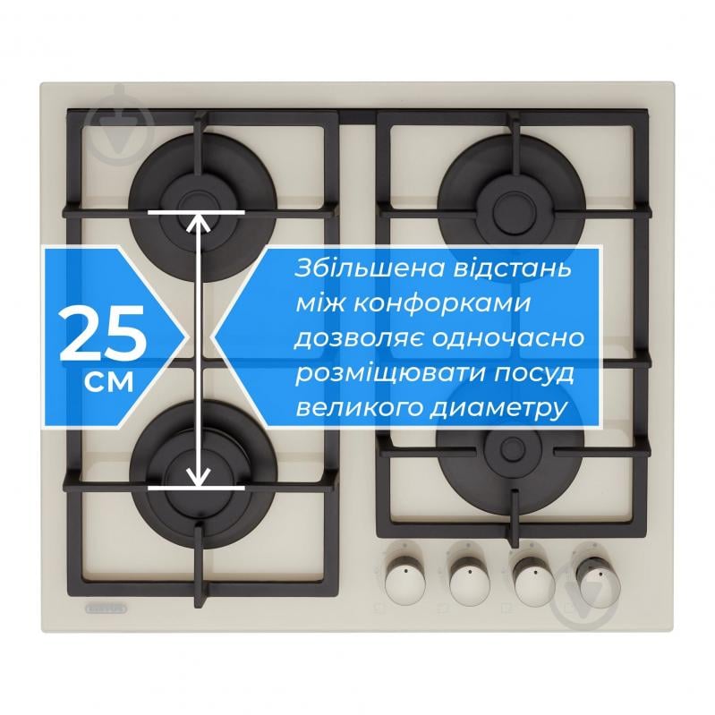 Комплект вбудовуваної техніки Eleyus варильна поверхня VITA 60 BG CF + духова шафа LEONA 6006 BG - фото 18 Комплект вбудовуваної техніки Eleyus варильна поверхня VITA 60 BG CF + духова шафа LEONA 6006 BG - фото 18