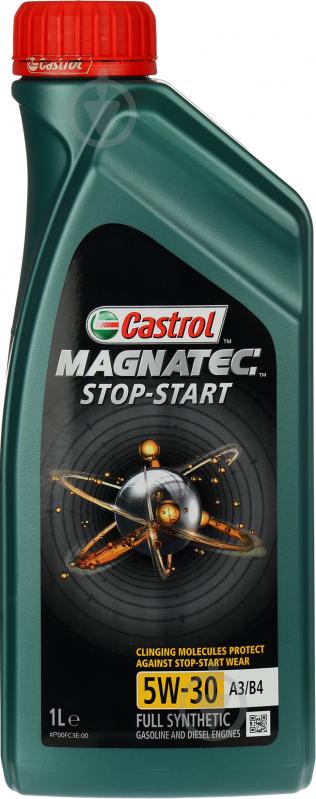 Моторное масло Castrol Magnatec STOP-START А3/В4 5W-30 1 л (20-MGSSB4N-X1L) - фото 1