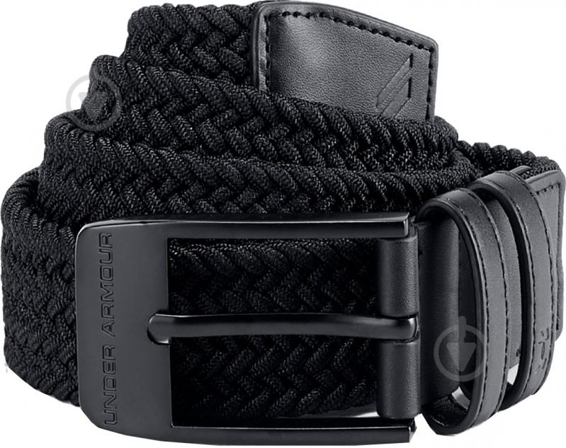 Пояс Under Armour 1306538-001 р.34 Men's Braided 2.0 Belt р.40 чорний 1306538-001 - фото 1