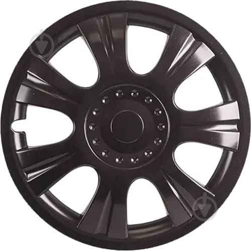 Ковпак для коліс Дорожня карта URAN DK-R14UB R14" 1 шт. чорний - фото 1