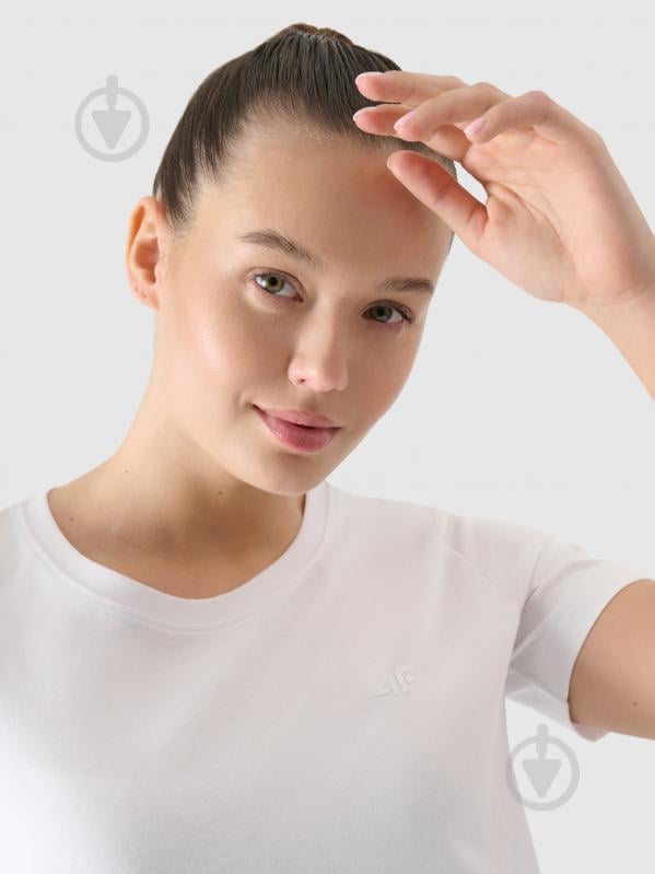 Футболка 4F 4FWMM00TTSHF2356-10S р.XS белый - фото 3