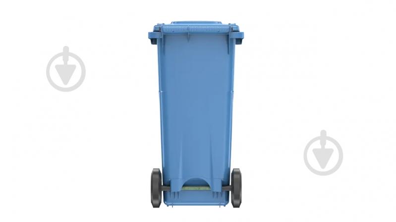 Бак для мусора с крышкой SULO передвижной 120 л синий - фото 4 Бак для мусора с крышкой SULO передвижной 120 л синий - фото 4