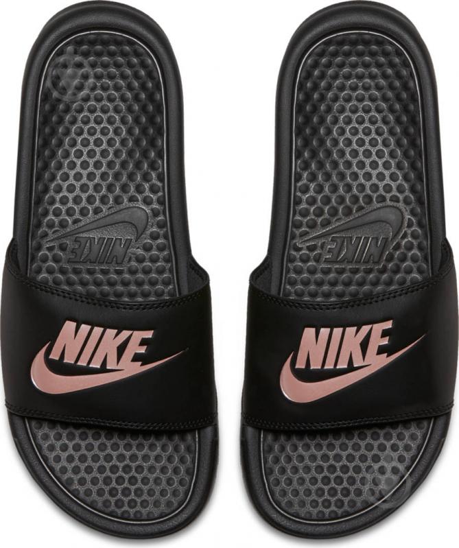 Шльопанці Nike BENASSI JDI 343881-007 р.35,5 чорний - фото 4