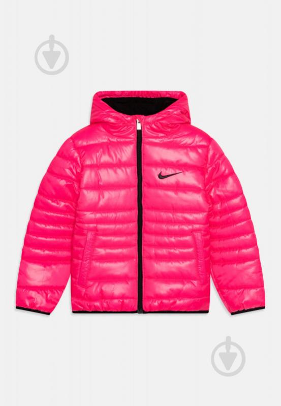 Куртка для девочек демисезонная Nike GIRL CORE PADDED JKT 36G461-A96 р.6X розовая - фото 1