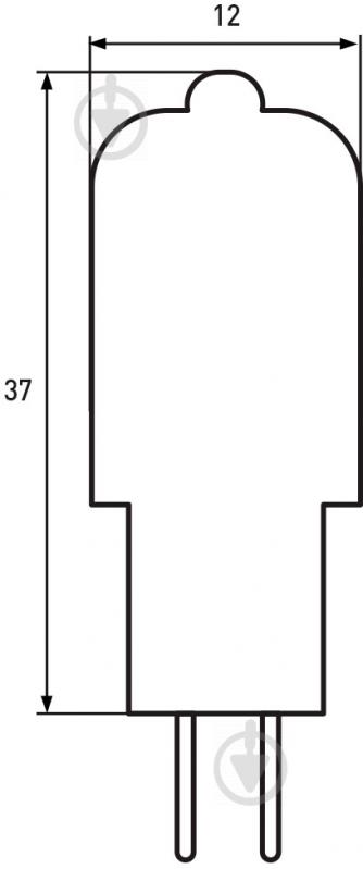 Лампа світлодіодна Eurolamp 3 шт./уп. 2 Вт капсульна матова G4 220 В 3000 К DIY-LED-G4-0227(220)P(3) - фото 3