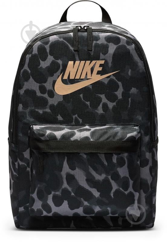 Рюкзак Nike NK HERTGE BKPK-ANIMAL AOP HF6996-070 25 л чорний із сірим - фото 1