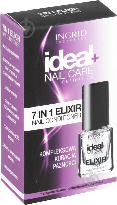 Средство Ingrid Cosmetics 7 в 1 Elixir Nail Conditioner 7 мл - фото 2