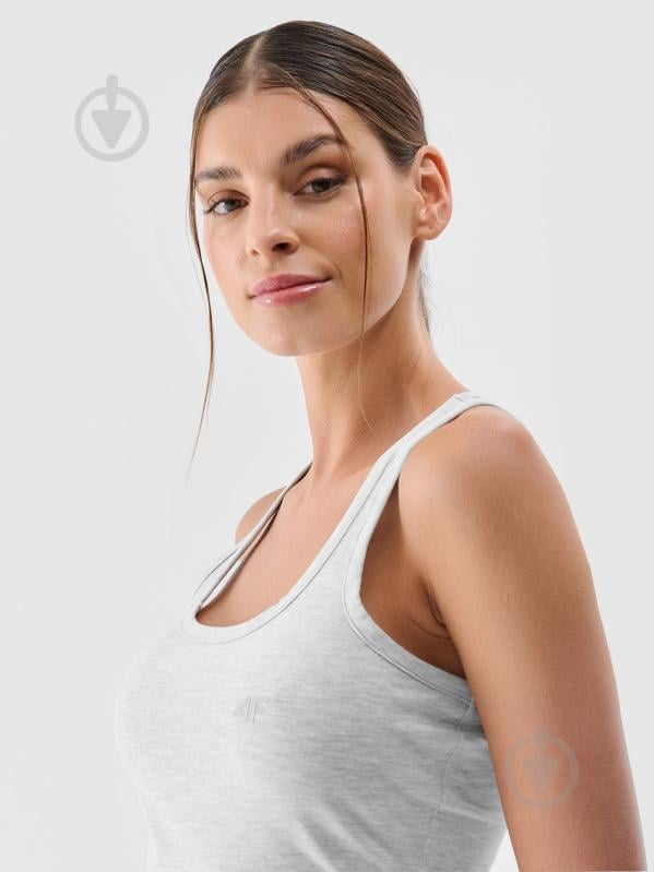 Майка 4F SLEEVELESS F124 4FWMM00TSLEF124-27M р.XS серый - фото 3 Майка 4F SLEEVELESS F124 4FWMM00TSLEF124-27M р.XS серый - фото 3