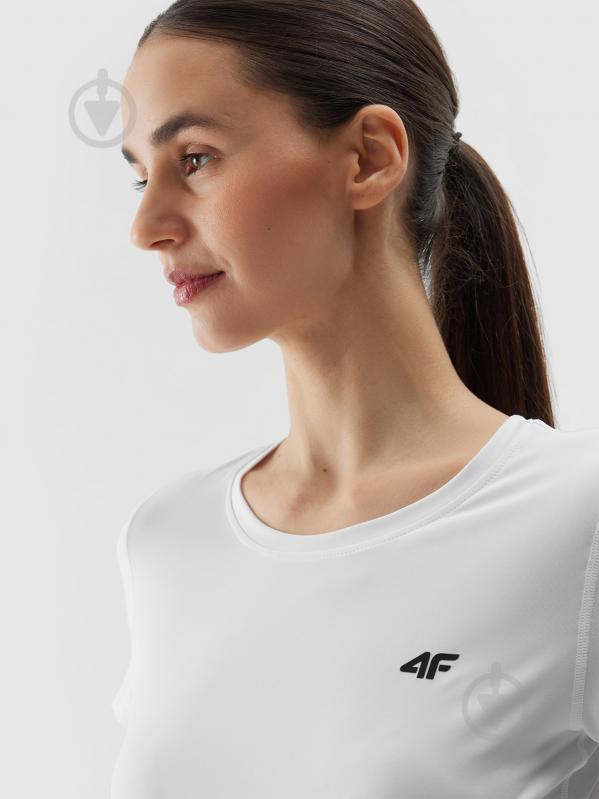 Футболка 4F TSHIRT FNK F604 4FWSS24TFTSF604-10S р.L белый - фото 2