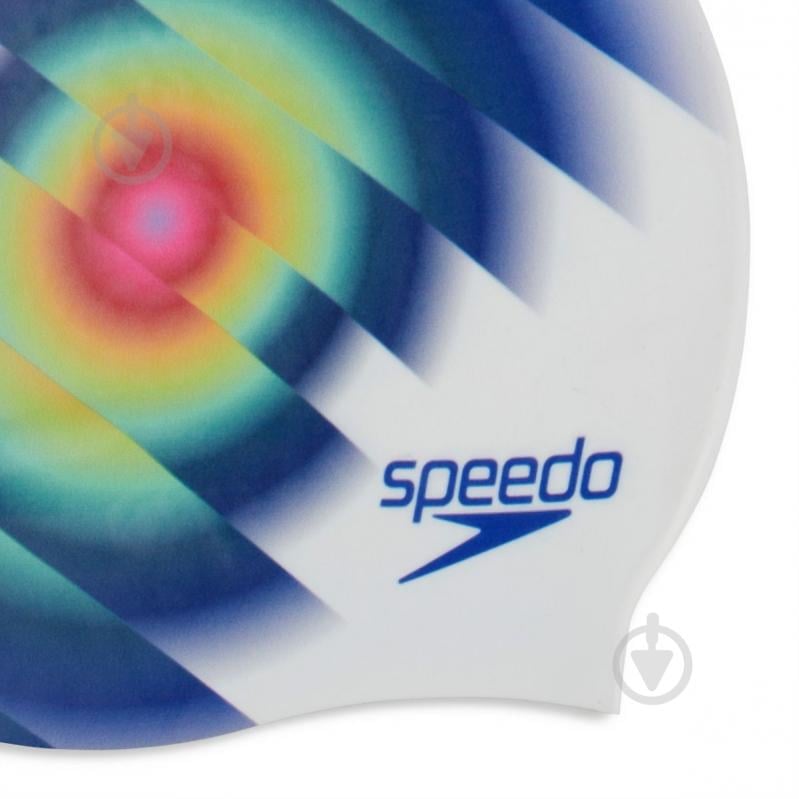 Шапочка для плавання Speedo DIGITAL PRINTED CAP AU 8-1352416747 one size різнокольоровий - фото 3