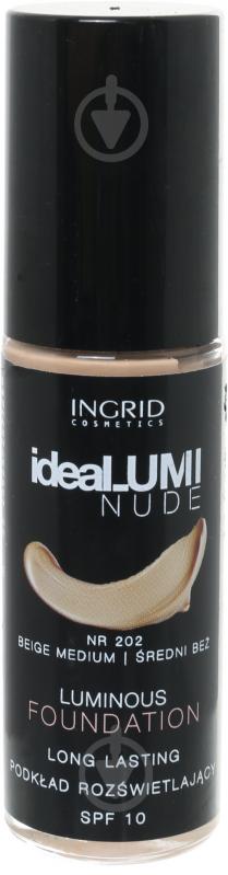 Крем тональний Ingrid Cosmetics IdeaLumi Nude 202 Beige Medium 30 мл - фото 1