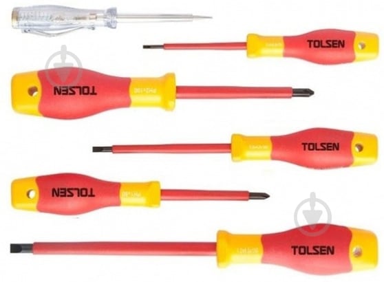 Набор отверток Tolsen диэлектрических × V33506 - фото 1 Набор отверток Tolsen диэлектрических × V33506 - фото 1