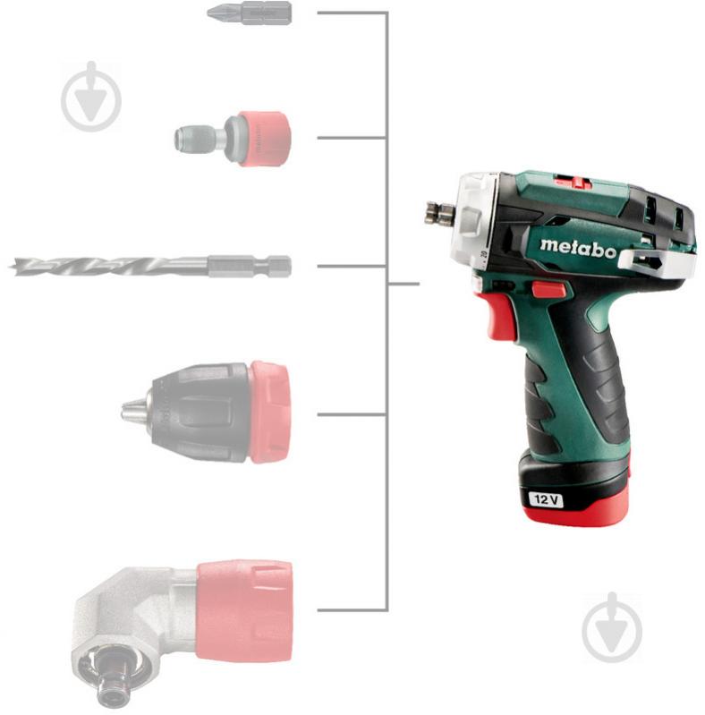 Шуруповерт ударный аккумуляторный Metabo PowerMaxx BS Basic 600385500 - фото 5