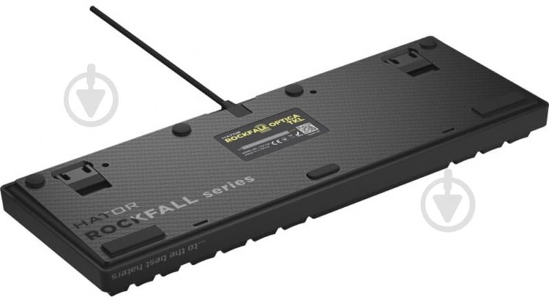 Клавиатура Hator Rockfall 2 Optica TKL black (HTK-730) black - фото 4