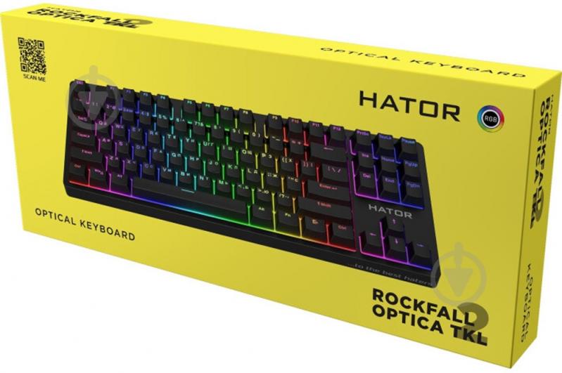 Клавиатура Hator Rockfall 2 Optica TKL black (HTK-730) black - фото 6