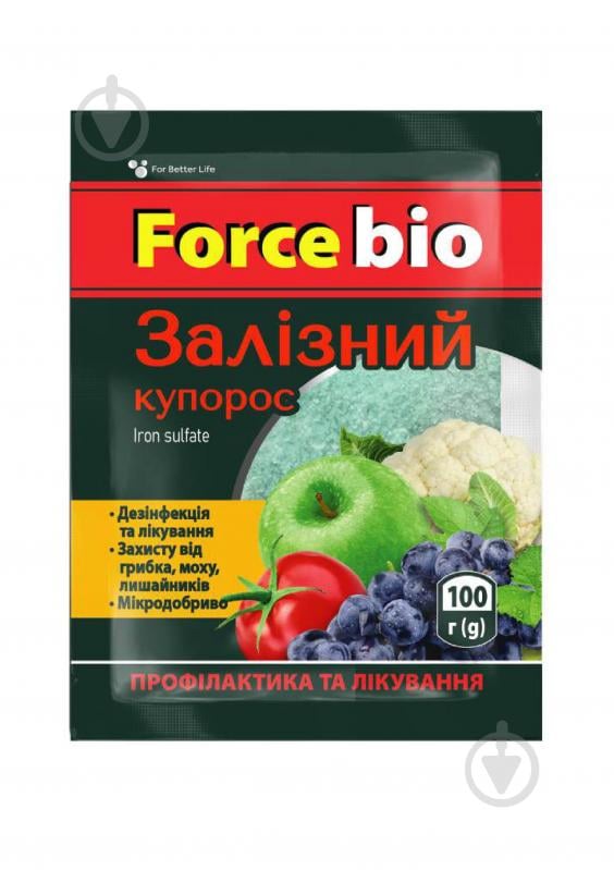 Фунгицид Force FORCE BIO Железный купорос 100 г - фото 1