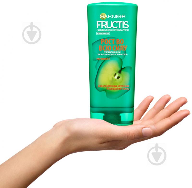 Бальзам Garnier Fructis Fructis Ріст на повну силу ослабленого волосся схильних до випадіння 200 мл - фото 2