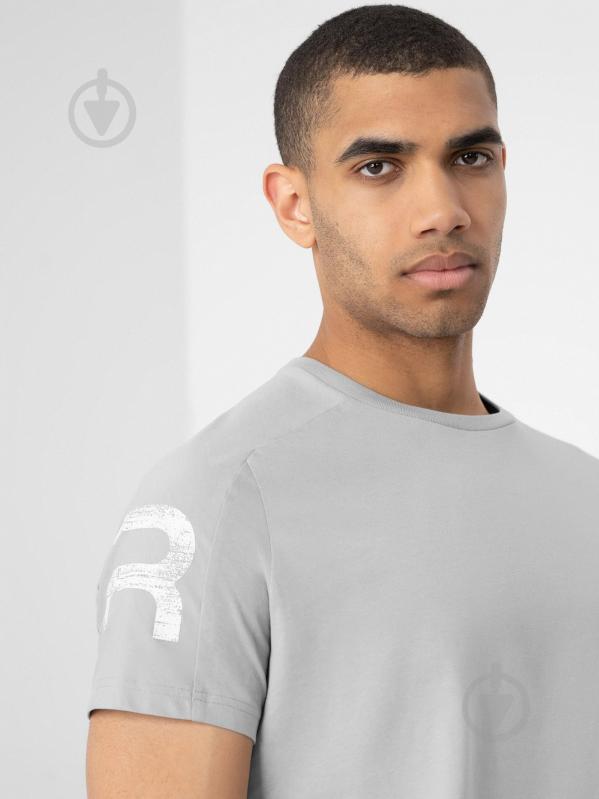 Футболка 4F TSHIRT RL9SS22TTSHM238-25S р.S серый - фото 2