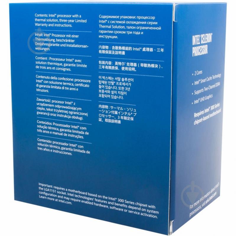 Процессор Intel Celeron G4930 3,2 GHz Socket 1151 Box (BX80684G4930) - фото 2