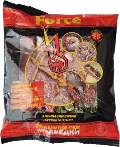 Инсекто-акарицид Force Force Гранули от медведки, 150 г - фото 1