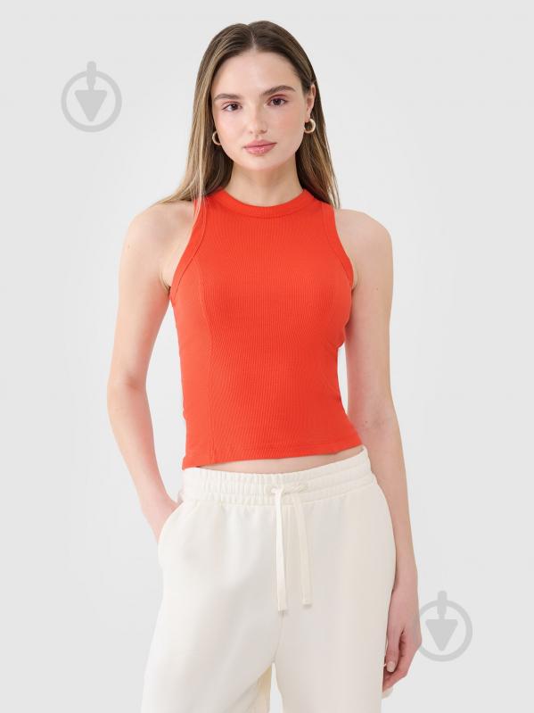 Майка 4F SLEEVELESS F119 4FWSS25TSLEF119-62S р.XS красный - фото 1 Майка 4F SLEEVELESS F119 4FWSS25TSLEF119-62S р.XS красный - фото 1