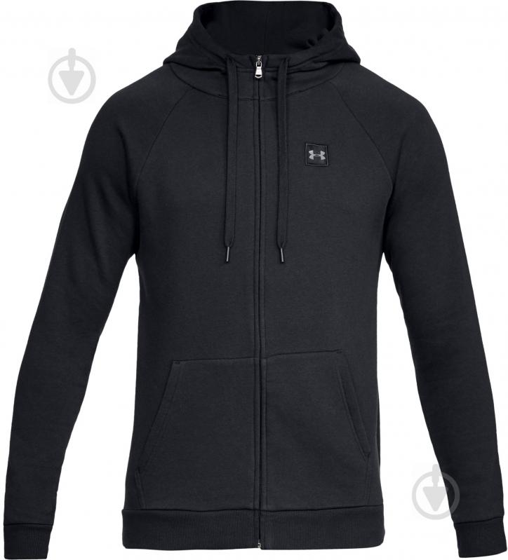 Джемпер Under Armour RIVAL FLEECE FZ HOODIE 1320737-001 р. S черный - фото 1