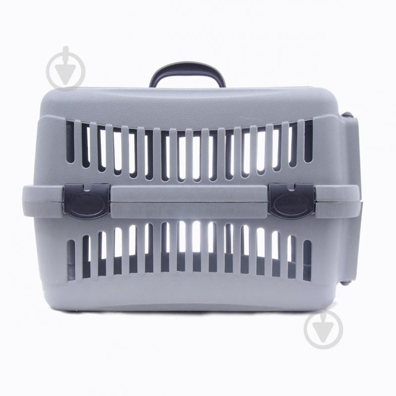 Переноска SGbox для кошек и собак серая до 12 кг SG16060 - фото 3 Переноска SGbox для кошек и собак серая до 12 кг SG16060 - фото 3