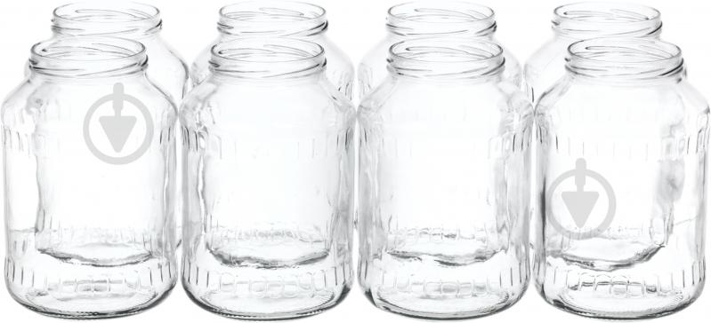 Набор банок для консервации Скляний альянс ТО 82 мм 1,5 л 8 шт. - фото 1 Набор банок для консервации Скляний альянс ТО 82 мм 1,5 л 8 шт. - фото 1