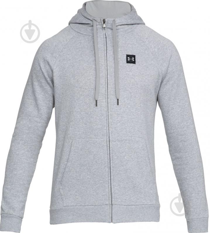 Джемпер Under Armour RIVAL FLEECE FZ HOODY 1320737-036 р. 4XL серый - фото 1