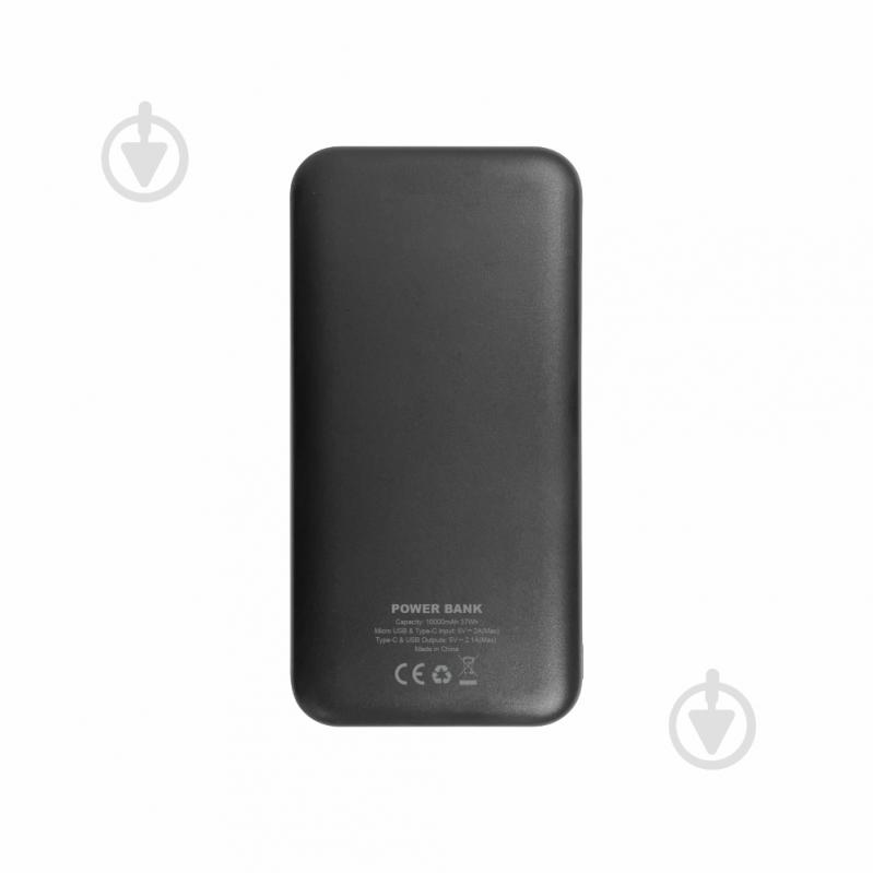 Повербанк Bergamo Energy 10000 mAh black (111BP-01) - фото 2