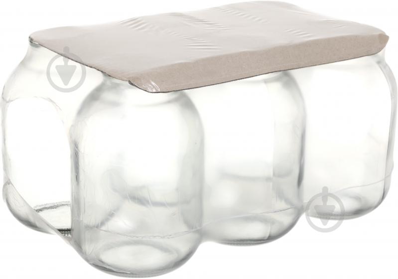 Набор банок для консервации Скляний альянс СКО 82 мм 3 л 6 шт. - фото 1 Набор банок для консервации Скляний альянс СКО 82 мм 3 л 6 шт. - фото 1