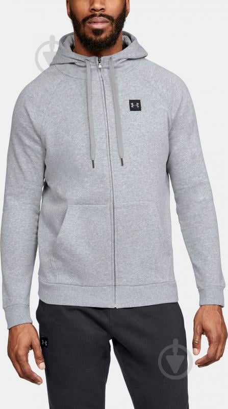 Джемпер Under Armour RIVAL FLEECE FZ HOODY 1320737-036 р. XL сірий - фото 3