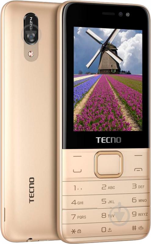 Мобільний телефон Tecno T474 Dual SIM champagne gold 4895180747977 - фото 1