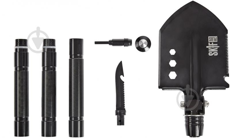Лопата тактическая Skif Mole black 63.01.60 (8 инструментов) 760мм - фото 2