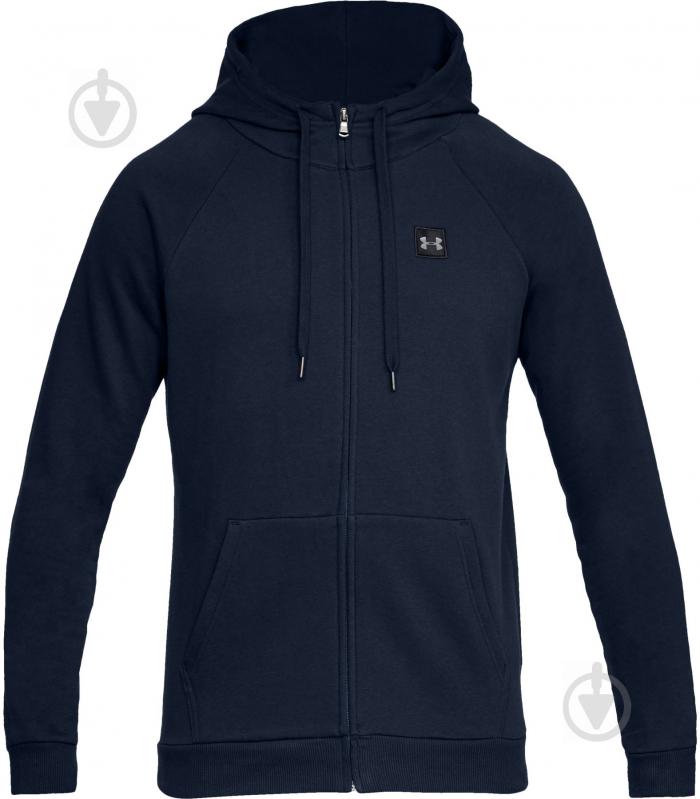 Джемпер Under Armour RIVAL FLEECE FZ HOODIE 1320737-408 р. S синий - фото 1