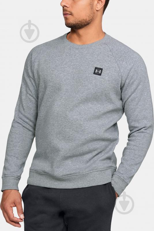 Світшот Under Armour RIVAL FLEECE CREW 1320738-036 р. 3XL сірий - фото 3