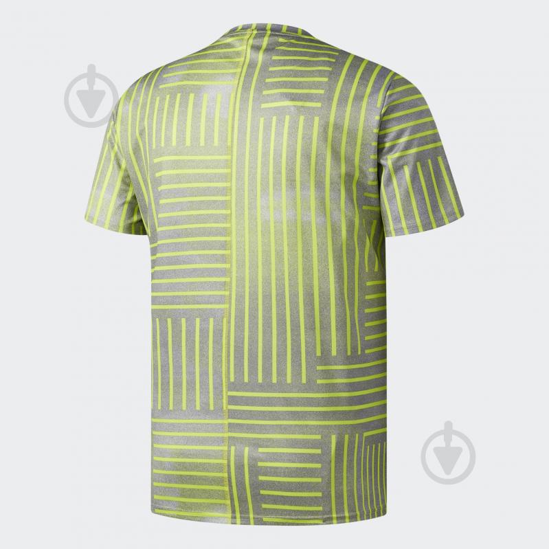 Футболка Adidas RS PRINT SS TEE BS4685 р.L салатовый с серым - фото 2