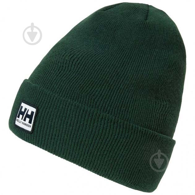 Шапка Helly Hansen URBAN CUFF BEANIE 67154_495 р.one size зеленый - фото 1