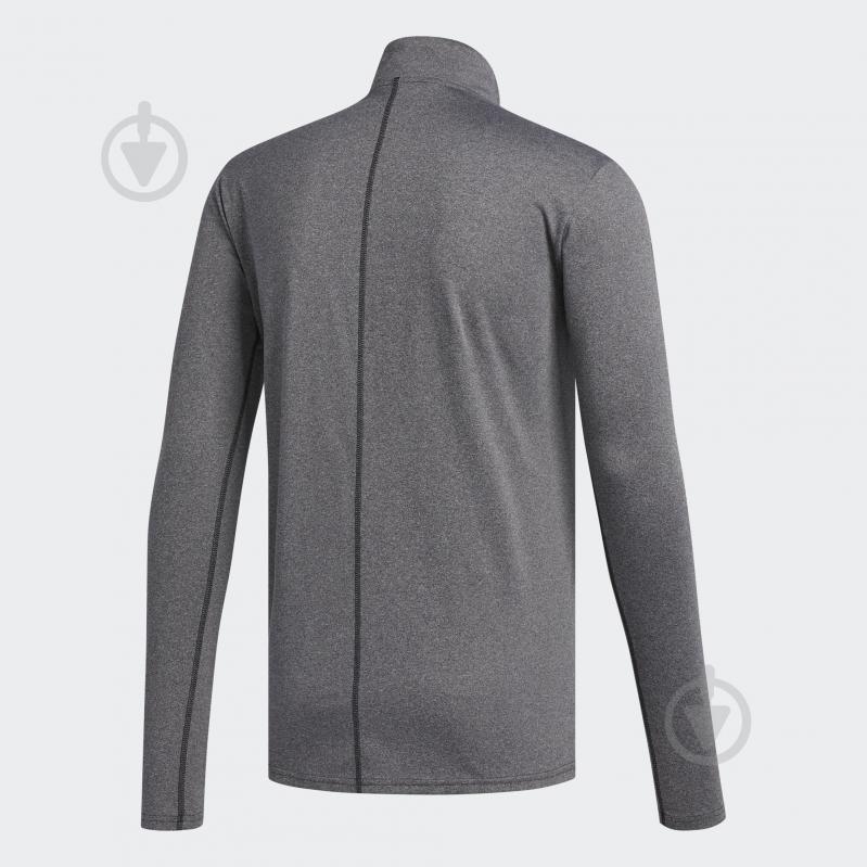 Кофта Adidas Response 1/2 Zip Long Sleeve Tee B47699 р. M серый - фото 2 Кофта Adidas Response 1/2 Zip Long Sleeve Tee B47699 р. M серый - фото 2