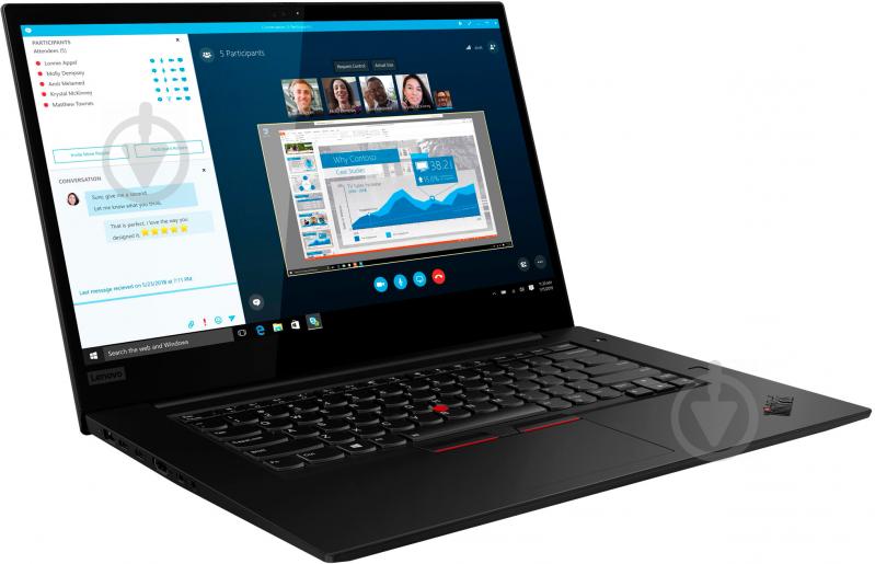 Ноутбук Lenovo ThinkPad X1 Extreme 2nd Gen 15,6 (20TK000RRA) black - фото 3