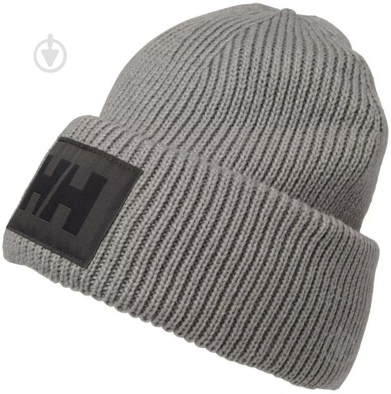 Шапка Helly Hansen HH BOX BEANIE 53648_885 р.one size серый - фото 1